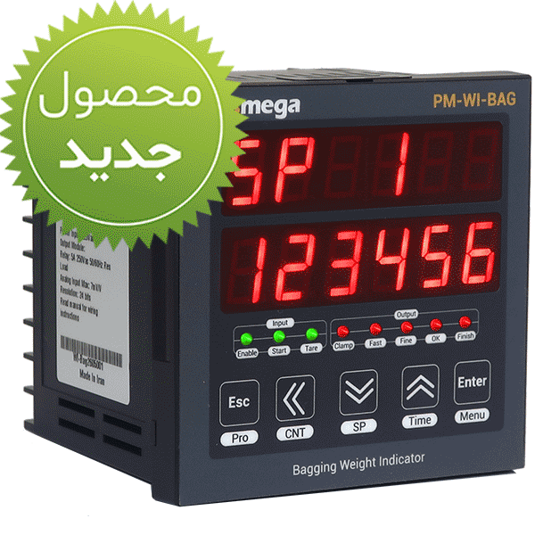 نمایشگر و کنترلر وزن کیسه پرکن PM-WI-BAG
